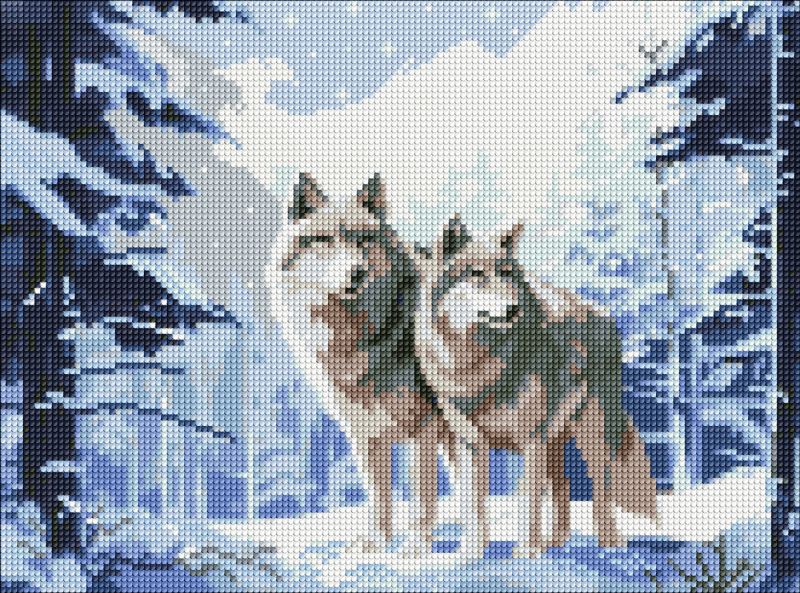 Алмазная мозаика без подрамника - Преданность с голограммными стразами (AB) ©art_selena_ua