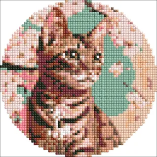 Алмазна мозаїка - Чарівне кошеня ©art_selena_ua