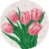 Diamond mosaic - Delicate tulips ©art_selena_ua