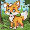Diamond mosaic without frame - A fluffy fox ©art_selena_ua