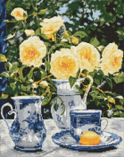 Diamond mosaic - An elegant tea party ©art_selena_ua
