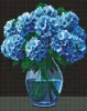 Diamond mosaic - Hydrangea bouquet with hologram rhinestones (AB) ©art_selena_ua