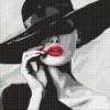 Diamond mosaic - The lady in the hat ©art_selena_ua