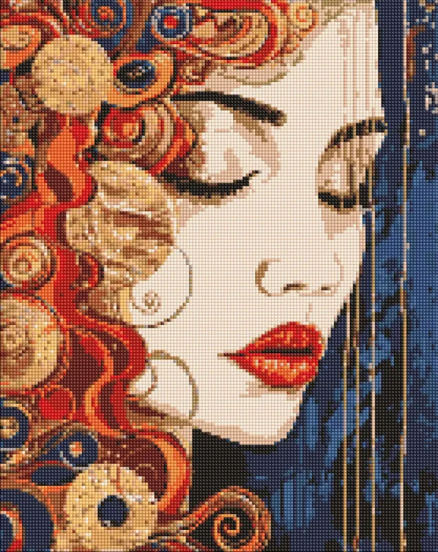 Алмазная мозаика - Прекрасная девушка ©art_selena_ua