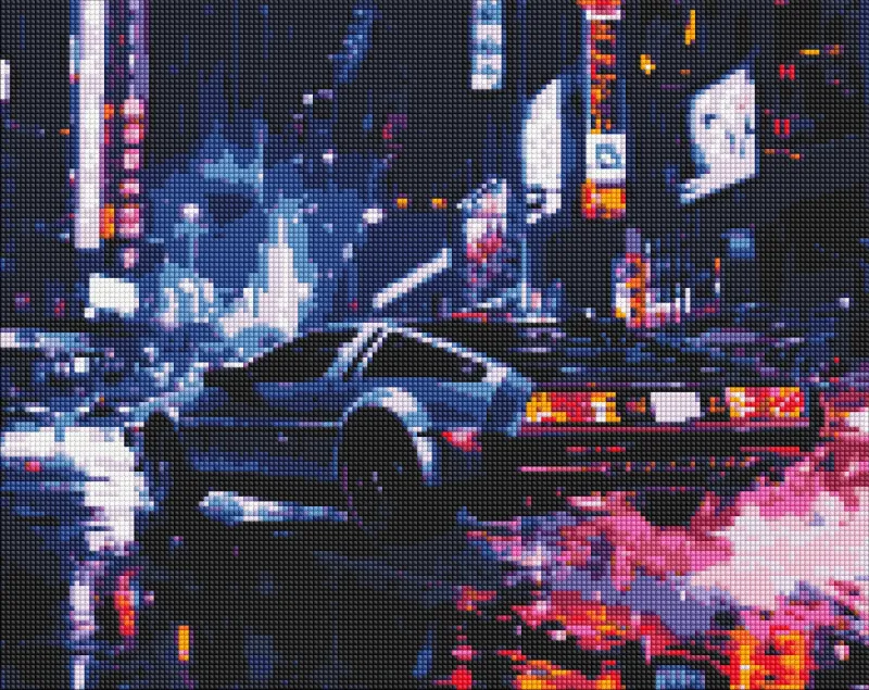 Алмазная мозаика - Ночное путешествие ©art_selena_ua