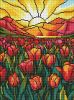 Diamond mosaic - A field of tulips ©art_selena_ua