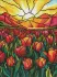 Diamond mosaic - A field of tulips ©art_selena_ua