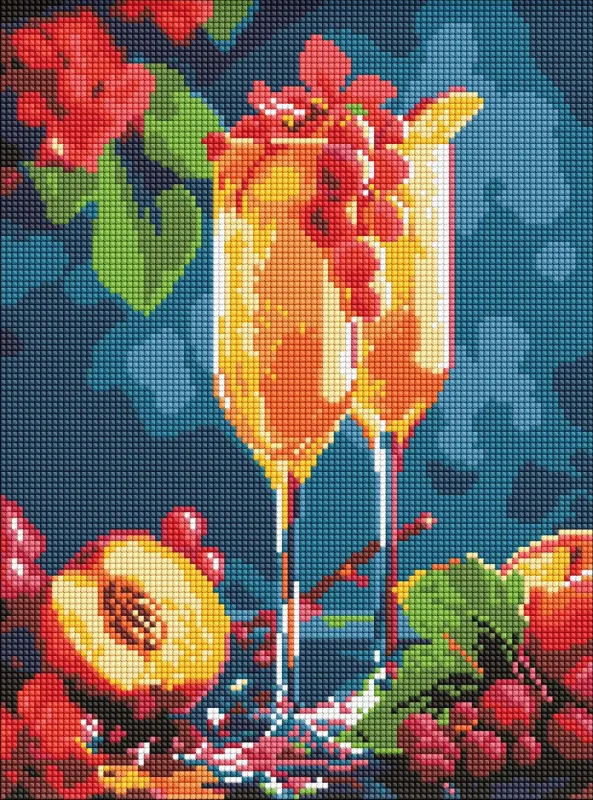 Алмазная мозаика - Игристое наслаждение ©art_selena_ua