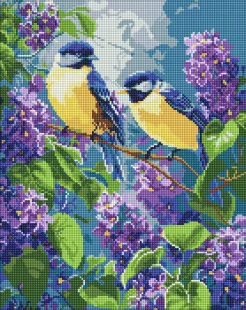 Алмазна мозаїка - Весняний дует ©art_selena_ua