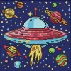 Алмазная мозаика - Космическое путешествие ©art_selena_ua