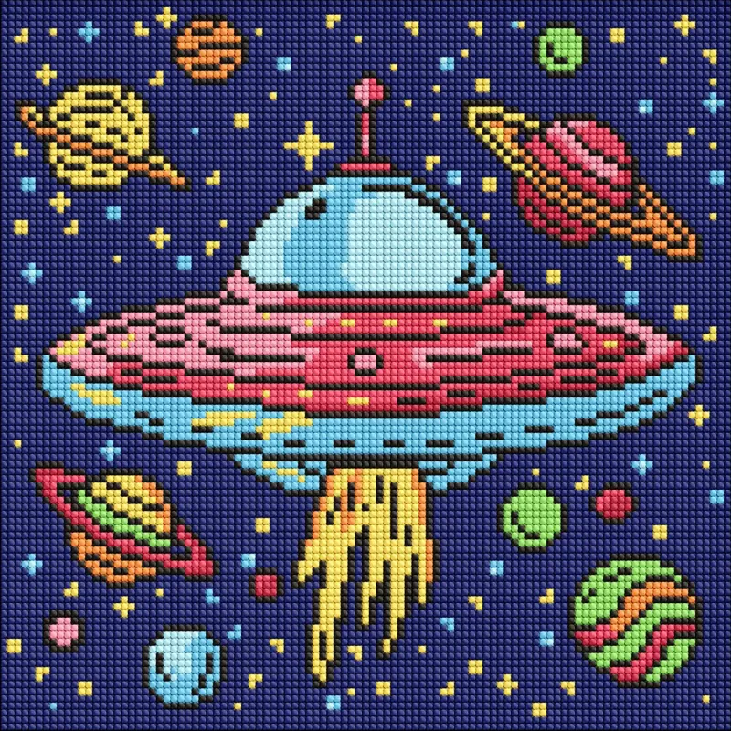 Алмазная мозаика - Космическое путешествие ©art_selena_ua