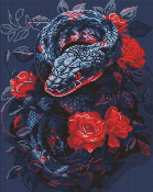 Алмазна мозаїка - Небезпечна троянда ©art_selena_ua