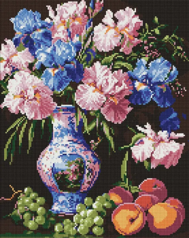 Алмазна мозаїка - Краса ірисів ©sophiia_іllustrations