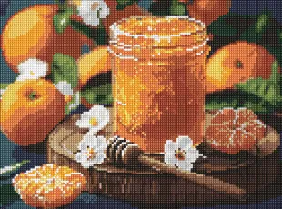 Алмазна мозаїка - Мандаринове варення ©art_selena_ua