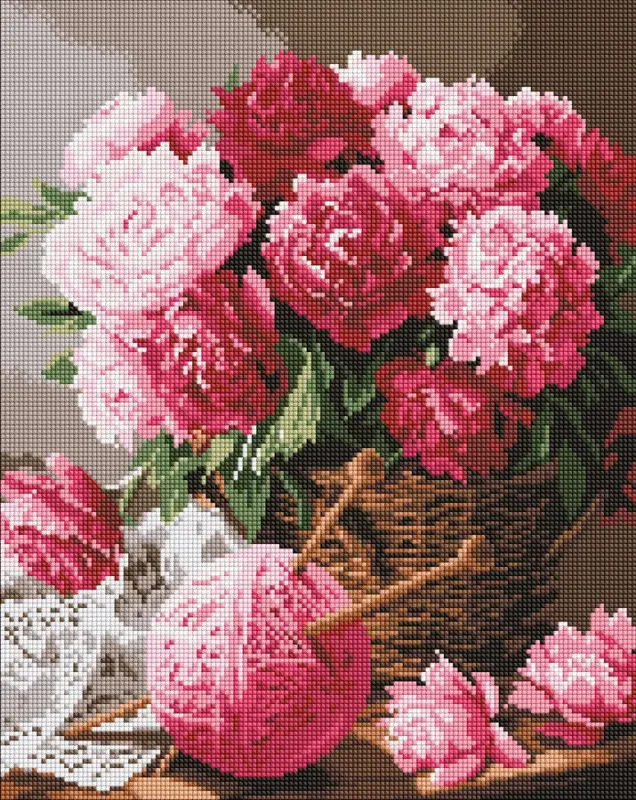 Алмазна мозаїка - Таємниці пелюсток ©art_selena_ua