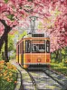 Diamond mosaic - A blossoming road ©art_selena_ua