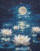 Diamond mosaic - Lotus under the glow ©art_selena_ua