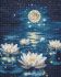 Diamond mosaic - Lotus under the glow ©art_selena_ua