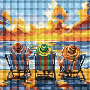 Diamond mosaic - Holidays with friends ©art_selena_ua
