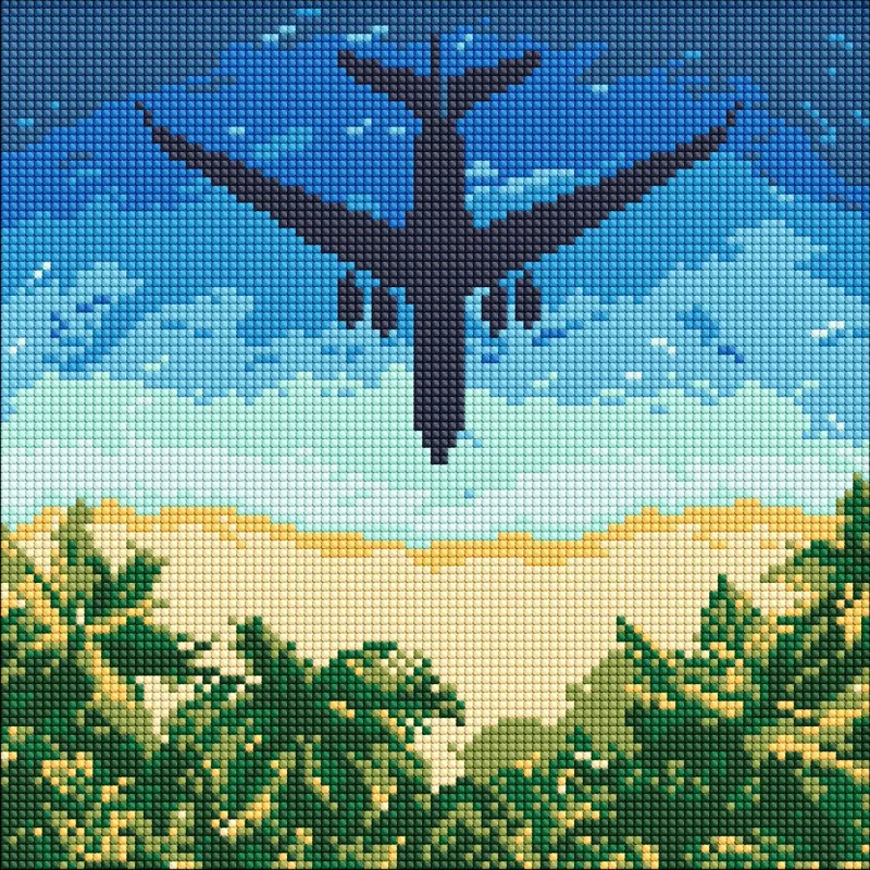 Алмазная мозаика - Самолет к мечте ©art_selena_ua