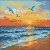 Diamond mosaic - On the seashore ©art_selena_ua