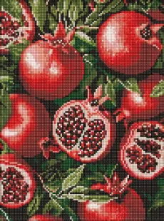 Алмазна мозаїка - Гранат у розрізі ©art_selena_ua