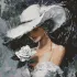 Алмазная мозаика - Белая роза ©art_selena_ua