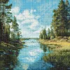 Diamond mosaic - A stream in the forest ©art_selena_ua