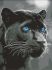 Diamond mosaic - The panther's gaze ©art_selena_ua