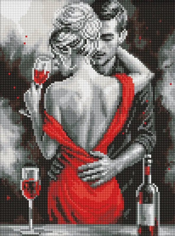 Алмазна мозаїка - Червоне кохання ©art_selena_ua