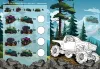 Coloring book with stickers - Off-road vehicle