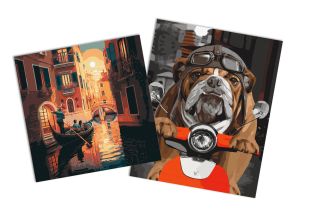 Sets of paintings - "Try to catch up " & "Romance of Venice "