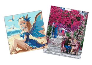 Sets of paintings - "An exciting moment " & "Charming fairy"