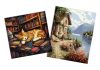 Sets of paintings - "Gardener's cottage" & "Fluffy book lover"