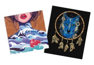 Sets of paintings - "Dream catcher" & "The heart of the ocean"