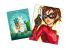 Sets of paintings - "Agent girl" & "Cheerful llama"