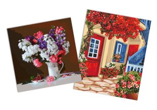Sets of paintings - "Walking the streets" & "Colorful bells"
