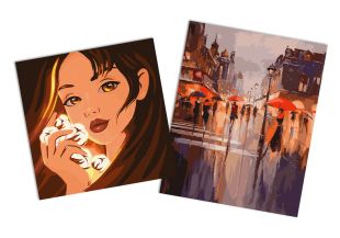 Sets of paintings - "Festive atmosphere" & "Magic cotton"