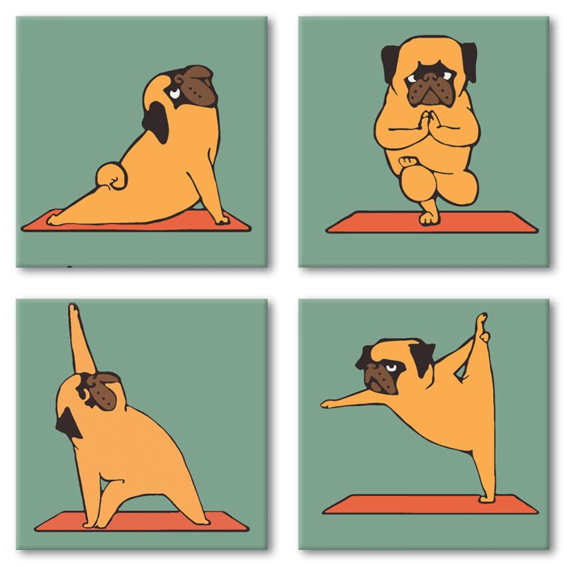 Набір для розпису за номерами "поліптих" - Yoga-dog