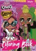 Книжка-раскраска со стикерами - L.O.L O.M.G. Queens2
