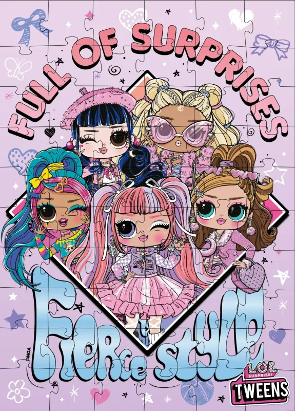 Пазлы L.O.L. Surprise! Tweens Fierce Style, 60 элементов