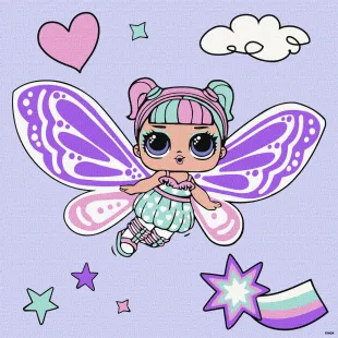 Картина за номерами - L.O.L. Surprise! O.M.G. Fairies Sweetiefly