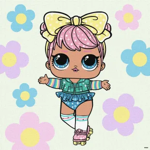 Картина за номерами - L.O.L. Surprise! Spring Bling Dawn