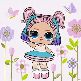 Картина за номерами - L.O.L. Surprise! Spring Bling CandyQT