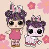 Картина по номерам - L.O.L. Surprise! Spring Bling Doll & Pet