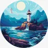 Картина по номерам - Яркий маяк ©art_selena_ua