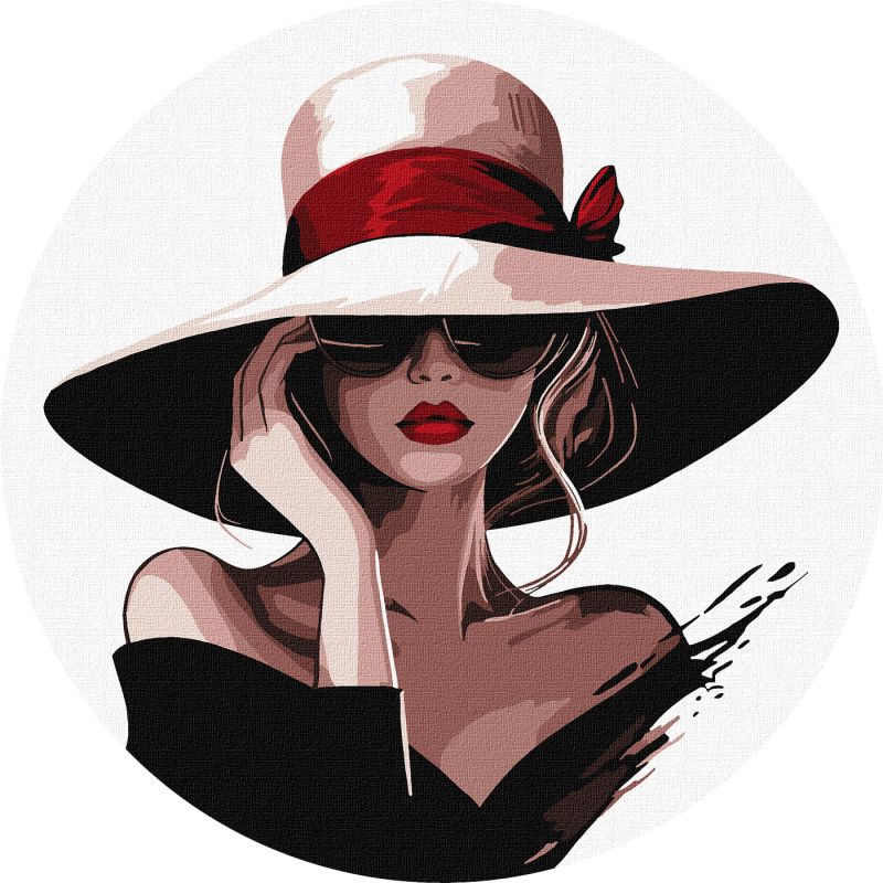 Картина по номерам - Модный силуэт ©art_selena_ua