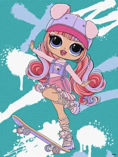 Painting by numbers - L.O.L. Surprise! Tweens Skate Dance Ali Dance 2