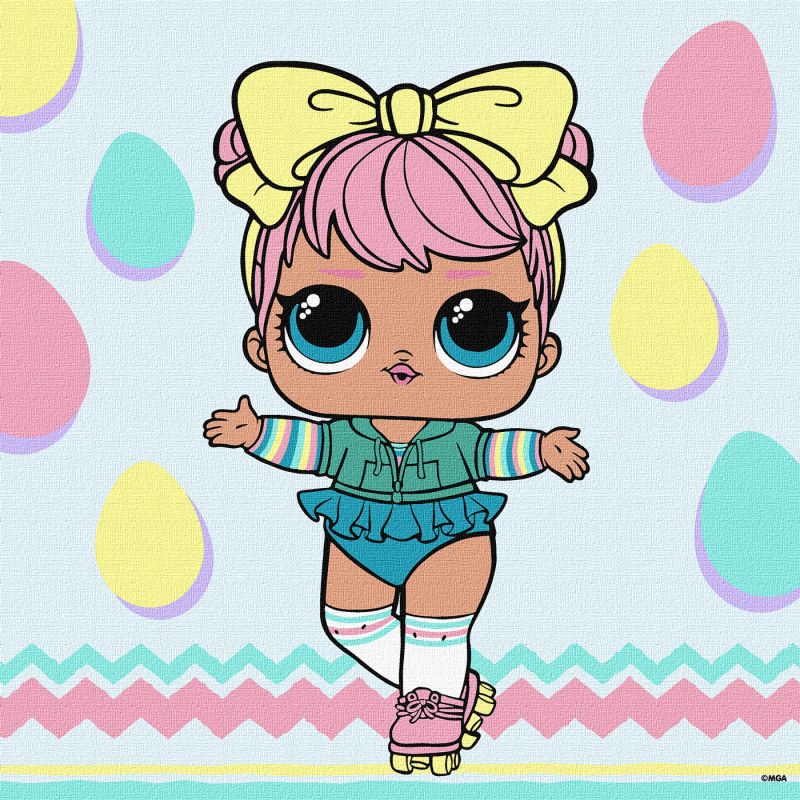 Картина по номерам - L.O.L. Surprise! Spring Bling DAWN 2