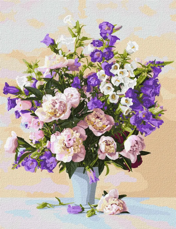 Painting by numbers - Bright bells (big) ©Ira Volkova